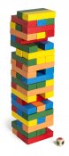 värikäs torni jenga lasten peli 54 osaa