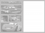 Disney Cars syntymäpäivä kuorineen