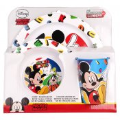 Mickey Mouse 3-osainen illallissetti