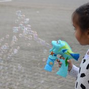 Såpbubbelpistol kalaa motiivi