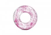 Intex Vaaleanpunainen Glitter puhallettava uimarengas Simring