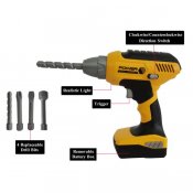 Power-X Työkalulaukku Handyman-työkaluilla ja Porakoneella, 21 osaa