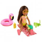 Barbie nukke The Lost Birthday Chelsea Kilpikonnan kanssa