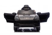 Lasten sähköauto Porsche Cayenne Musta