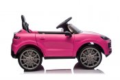 Lasten sähköauto Porsche Cayenne Vaaleanpunainen