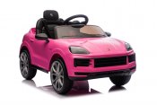Lasten sähköauto Porsche Cayenne Vaaleanpunainen