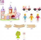 BRIO Disneyn prinsessa -linna ja junarata