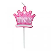 Syntymäpäivä kynttilöitä Princess Crown, 1 kpl