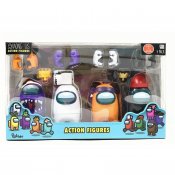 Among Us Imposter kanssa Crewmate 4-Pack hahmot, 12 cm