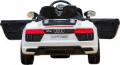 .Sähköauton lapset Audi Spyder R8 Valkoinen