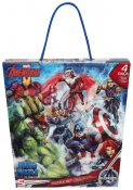 Pusselset 4-pack in Avengers motiivit