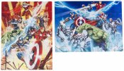 Pusselset 4-pack in Avengers motiivit