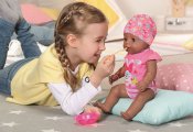 Baby Born interaktiivinen nukke ruskeilla silmillä