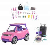 Barbie Big City Big Dreams SUV auto rumpusarjan kanssa