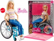 Barbie-nukke on pyörätuolissa