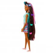 Barbie Totally Hair nukke Sininen lisävarusteineen