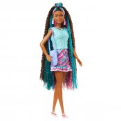 Barbie Totally Hair nukke Sininen lisävarusteineen
