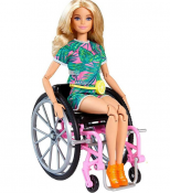 Barbie Fashionistan nukke pyörätuolissa