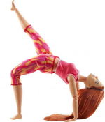 Barbie Yoga Doll vaaleanpunainen