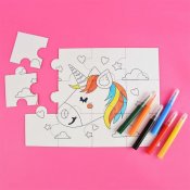 Yksisarvinen Väritä Itse -palapeli