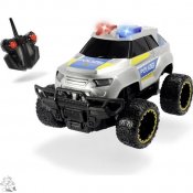 Radio-ohjattava ruotsalainen offroader-poliisiauto