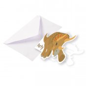 Dinosaurus-kutsukortti, 8 kpl