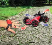 Radio-ohjattu crosslander-stuntauto sormiohjaus