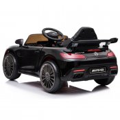 Sähköauto lasten Mercedes AMG GTR musta