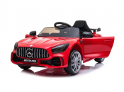 Sähköauto lasten Mercedes GTR AMG punainen