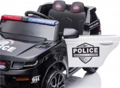 Sähköauto Lapset Azeno Police SUV musta