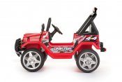 Sähköauto lasten Safari Buffalo Jeep 12V punainen