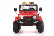 Sähköauto lasten Safari Buffalo Jeep 12V punainen