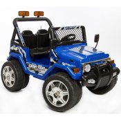 Sähköauto lasten Safari Buffalo Jeep 12V sininen