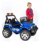 Sähköauto lasten Safari Buffalo Jeep 12V sininen