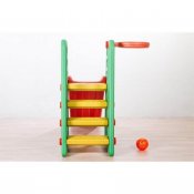 Elite Toys liukumäki koripallorenkaalla 160cm