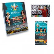 UEFA Euro 2020 kick off 2021 jalkapallon Booster Jalkapallokortit Limited Edition ja Albumi keräilykortit