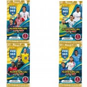 Jalkapallokortti 2022 FIFA Pocket tin 3 Limited Edition -kortti ja 24 jalkapallokorttia