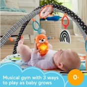 Fisher Price 3 in 1 kuunneltu ja kasvava vauvan leikkimatto