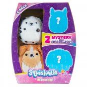 Pehmeitä leluja Squishville Puppy Love Squad mini Squishmallows 6cm 4 kpl