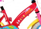 Pipsa Possu lasten polkupyörä, jossa 12 tuuman käsijarru