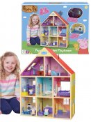 Pipsa Possu Suuri puinen leikkimökki äänellä ja valolla