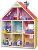 Pipsa Possu Suuri puinen leikkimökki äänellä ja valolla