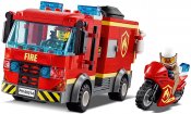 LEGO Cityn palokunnan kutsu hampurilaisravintolaan 60214