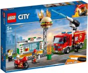 LEGO Cityn palokunnan kutsu hampurilaisravintolaan 60214