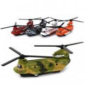 Metallinen pelastus helikopteri äänellä ja valolla