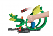 Hot Wheels Cityn lohikäärmetie paloasemalla
