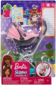 Barbie Skipper Lastenhoitajavauva vaaleanpunaisella rattaalla