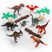 Dinosaurier i behållare, 8 st