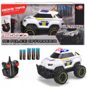 Radio-ohjattava ruotsalainen offroader-poliisiauto