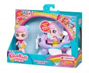 Kindi Kids Minis Rainbow Kate Nukke lentokoneella